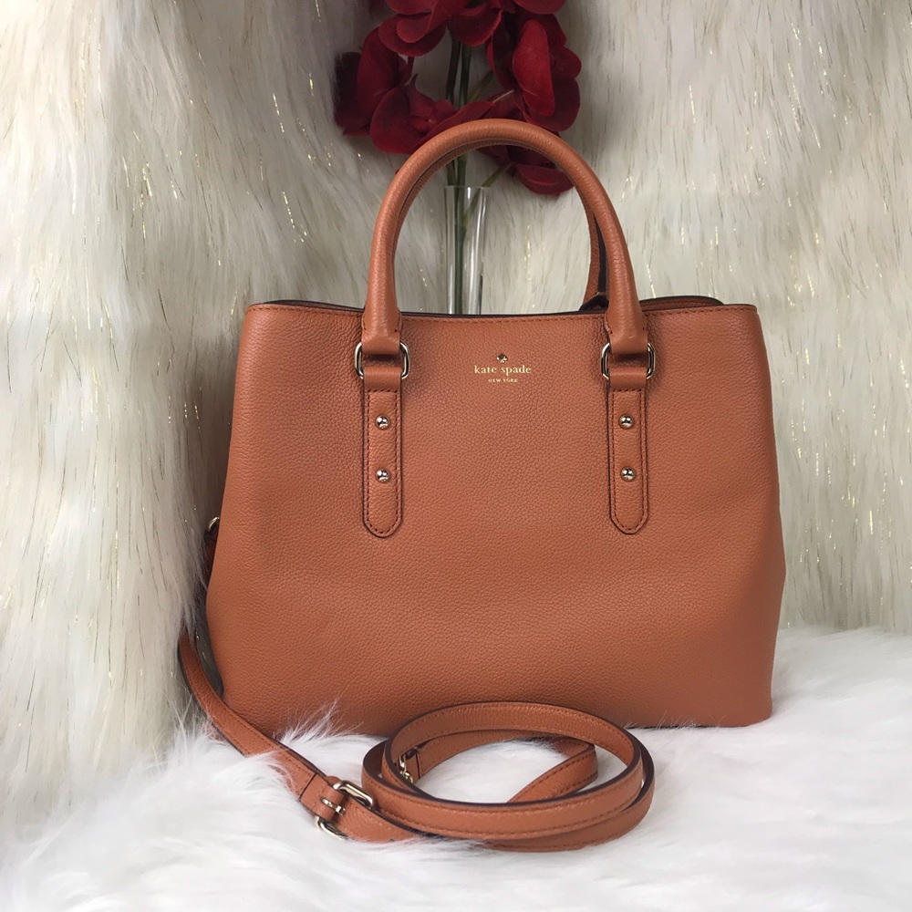 KATE SPADE EVANGELIE LARCHMONT AVENUE SATCHEL - Picture 2 of 8